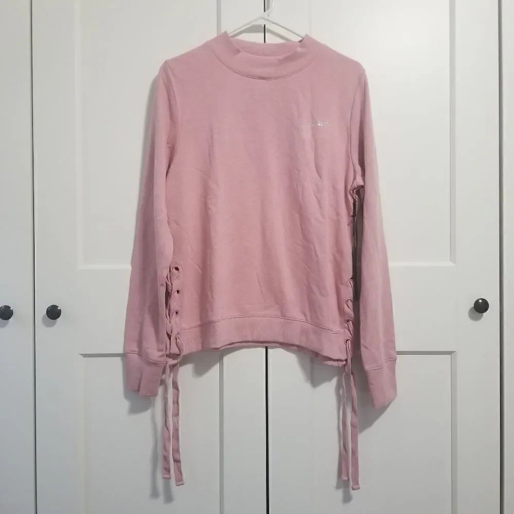 Bebe sport side tie sweater